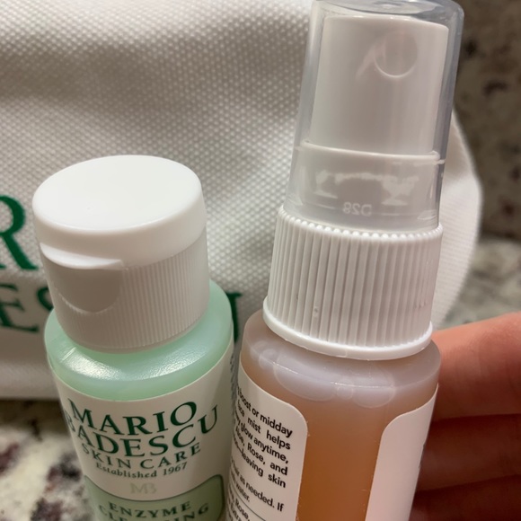 NWT Mario Badescu Cleanser, Mist, & Bag Bundle Set - Picture 3 of 13